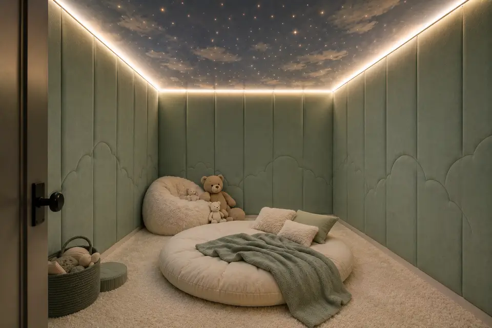 Design rendering of a Ludo practice space